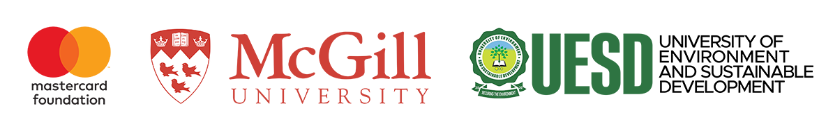 Mastercard Foundation, McGill University and University of Environment and Sustainable Development